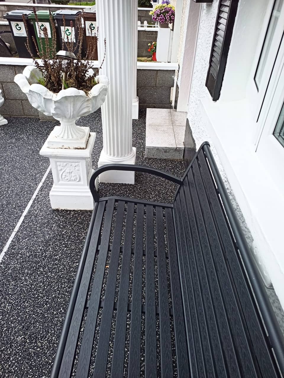 Black with granite mix resin, Finglas